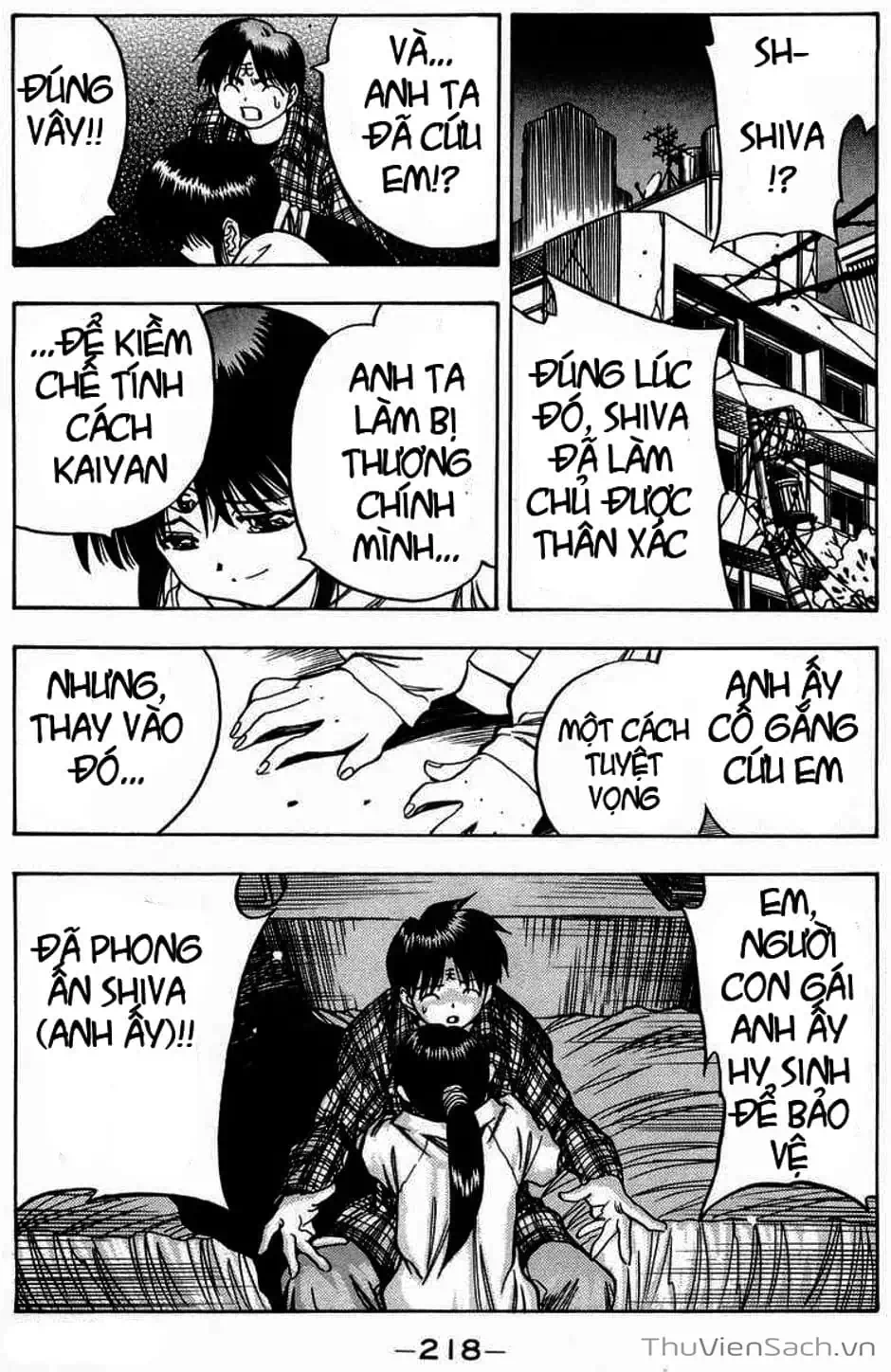 Truyện Tranh Cô Bé Ba Mắt - 3X3 Eyes trang 6