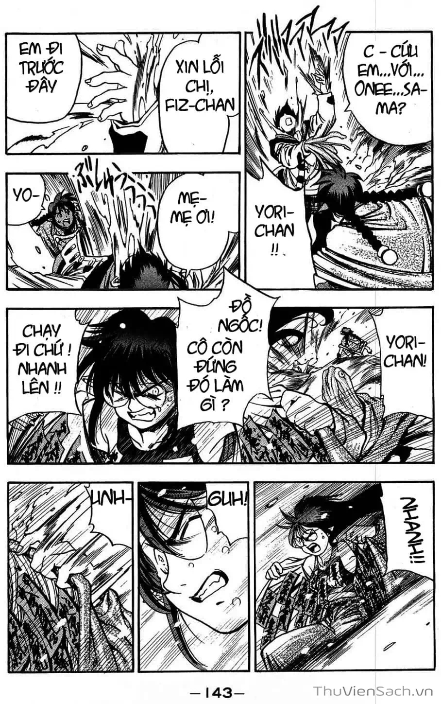 Truyện Tranh Cô Bé Ba Mắt - 3X3 Eyes trang 6