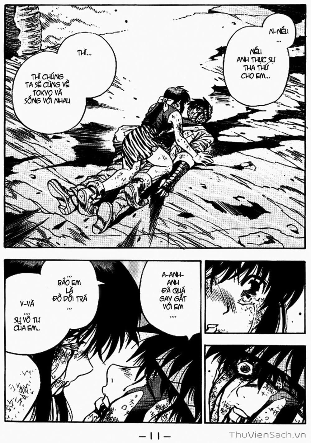 Truyện Tranh Cô Bé Ba Mắt - 3X3 Eyes trang 6