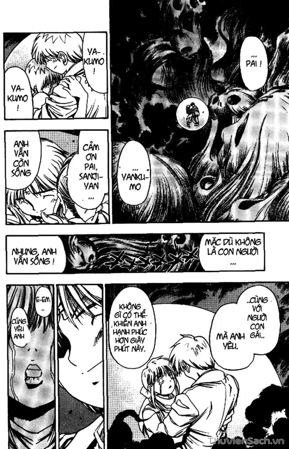 Truyện Tranh Cô Bé Ba Mắt - 3X3 Eyes trang 6