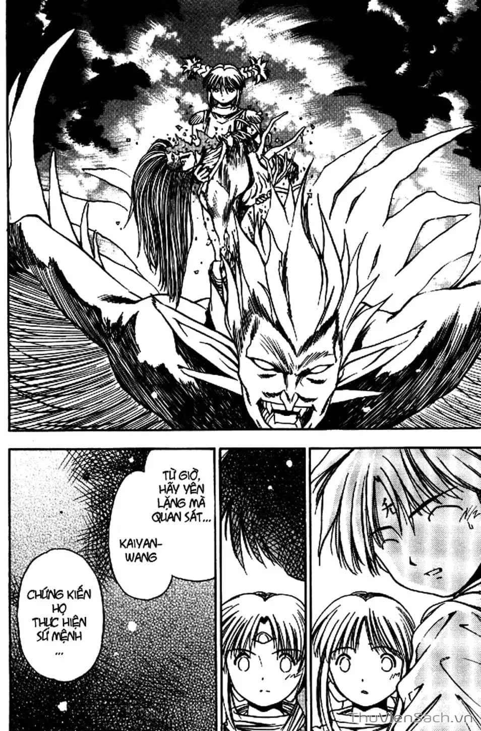 Truyện Tranh Cô Bé Ba Mắt - 3X3 Eyes trang 6