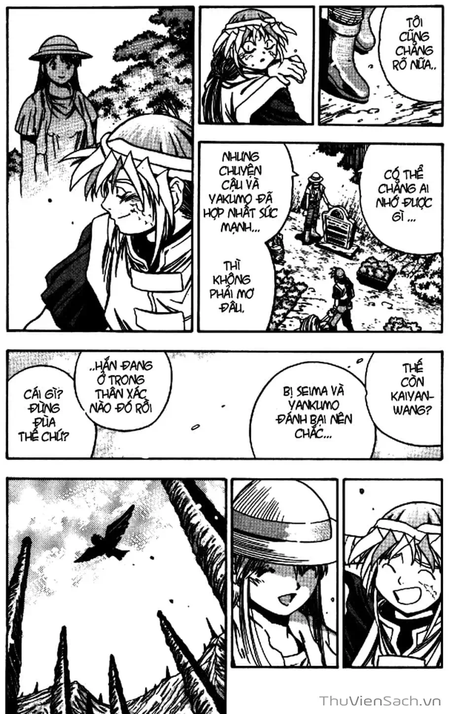 Truyện Tranh Cô Bé Ba Mắt - 3X3 Eyes trang 6