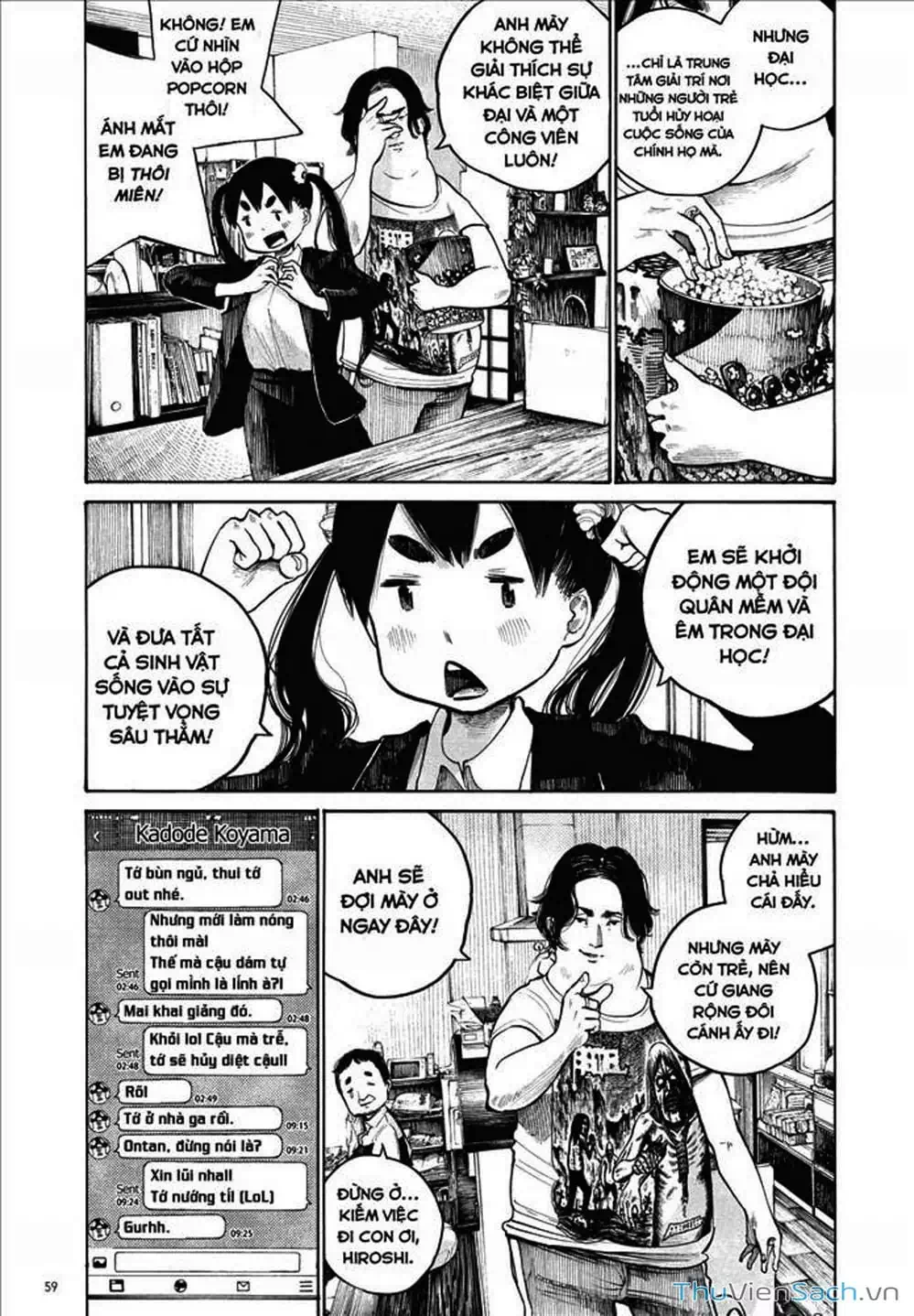 Truyện Tranh Sự Hủy Diệt Của Quỷ Chết - Dead Dead Demon’s Destruction - 4De trang 5