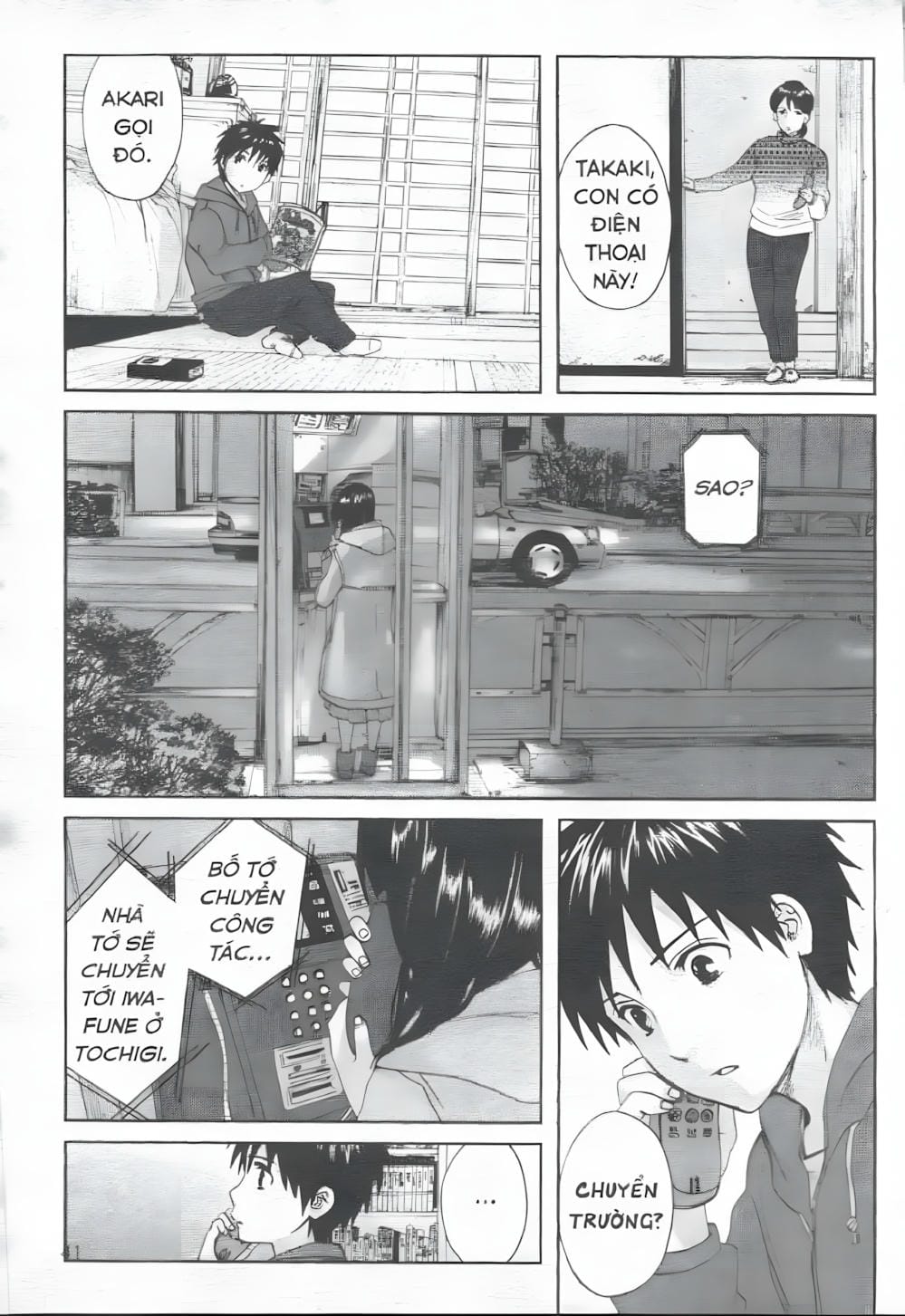 Truyện Tranh 5 Centimet Trên Giây - 5 Centimeters Per Second trang 3