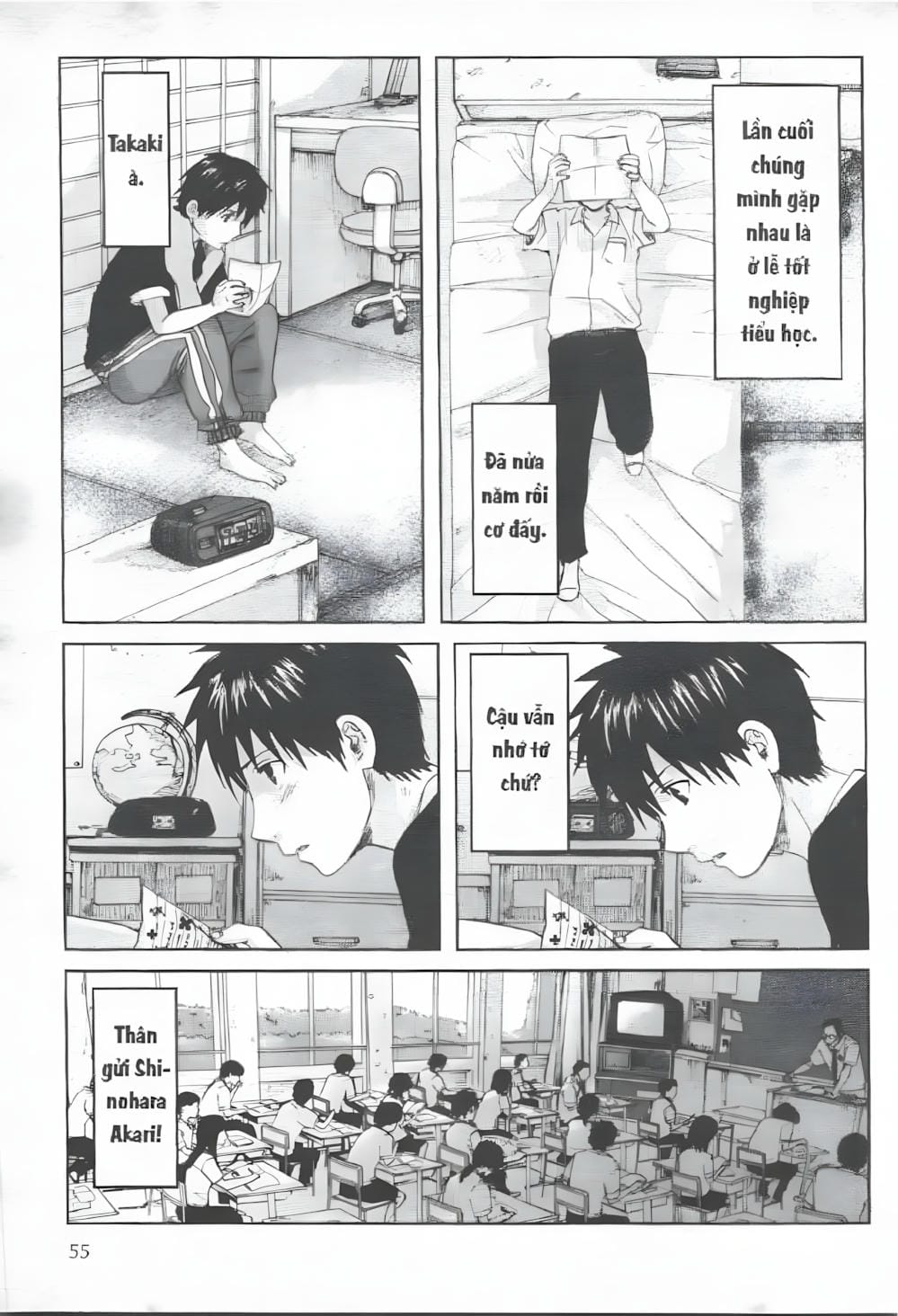 Truyện Tranh 5 Centimet Trên Giây - 5 Centimeters Per Second trang 3