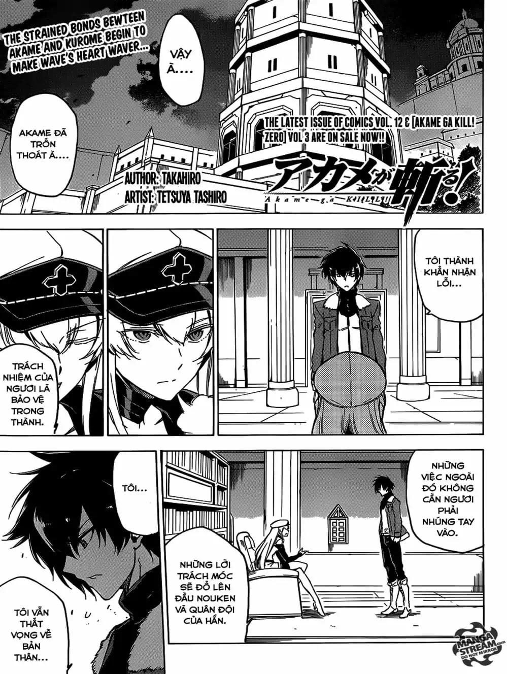 Truyện Tranh Xích Nhãn Sát Thủ - Akame Ga Kill! trang 7