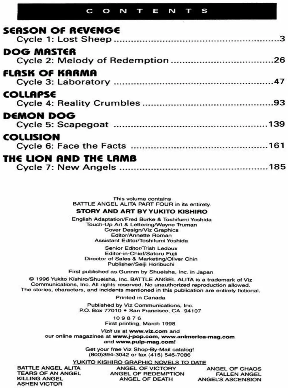 Truyện Tranh Alita: Thiên Thần Chiến Binh trang 6