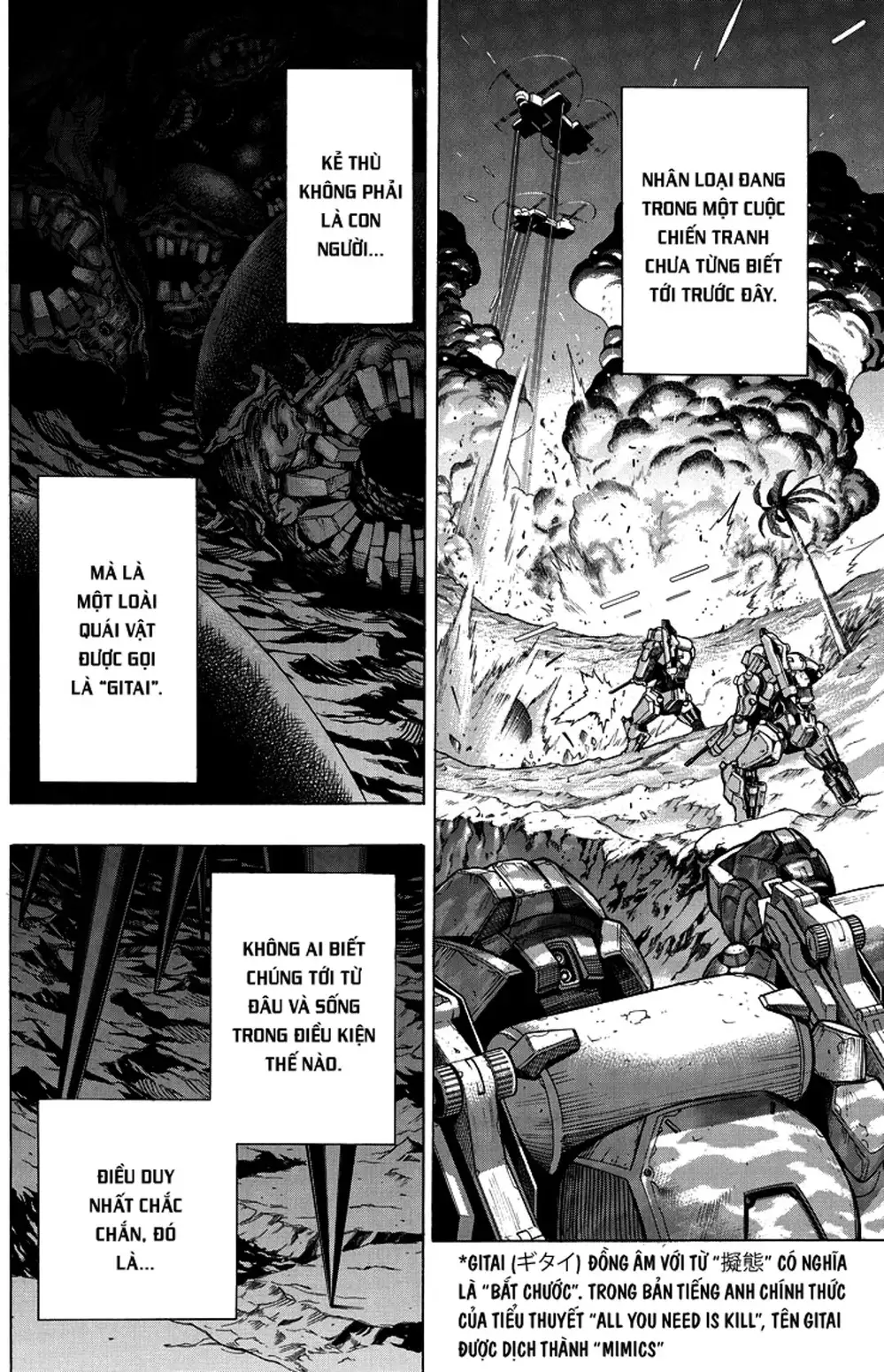 Truyện Tranh Cuộc Chiến Luân Hồi - All You Need Is Kill trang 4