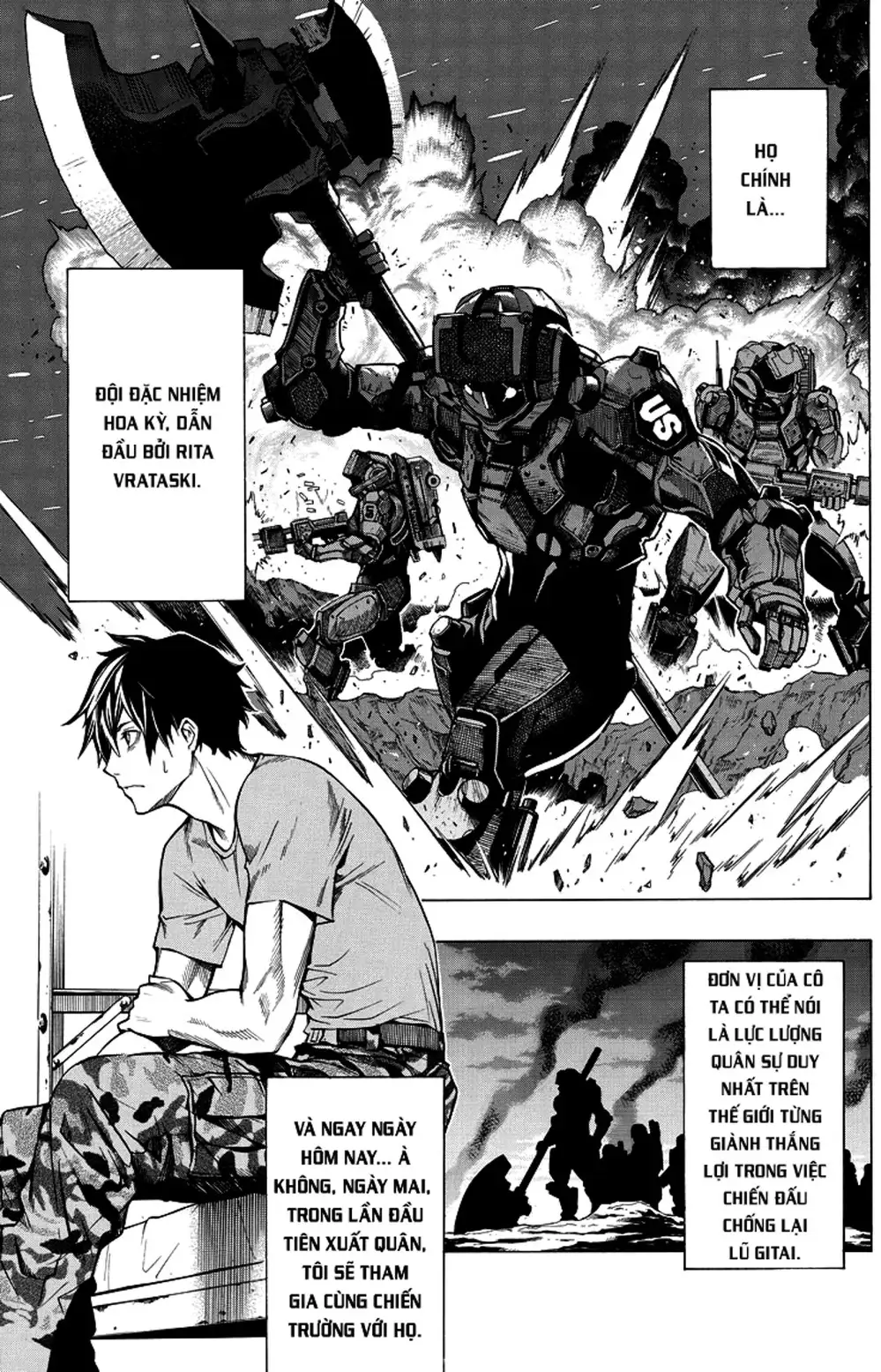 Truyện Tranh Cuộc Chiến Luân Hồi - All You Need Is Kill trang 4