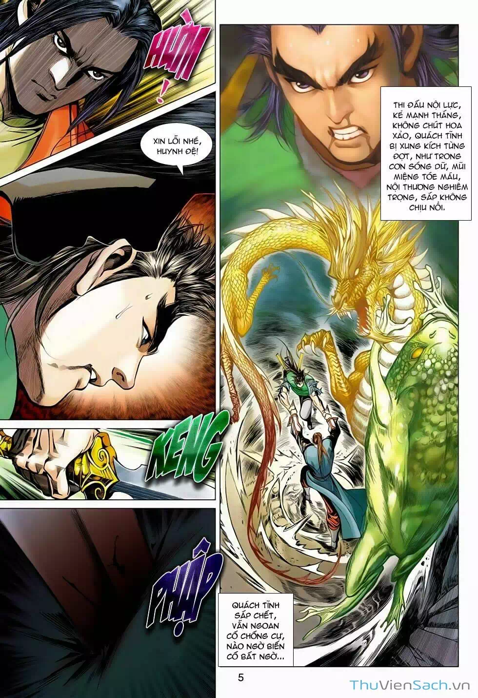 Truyện Tranh Anh Hùng Xạ Điêu - Manhua trang 4