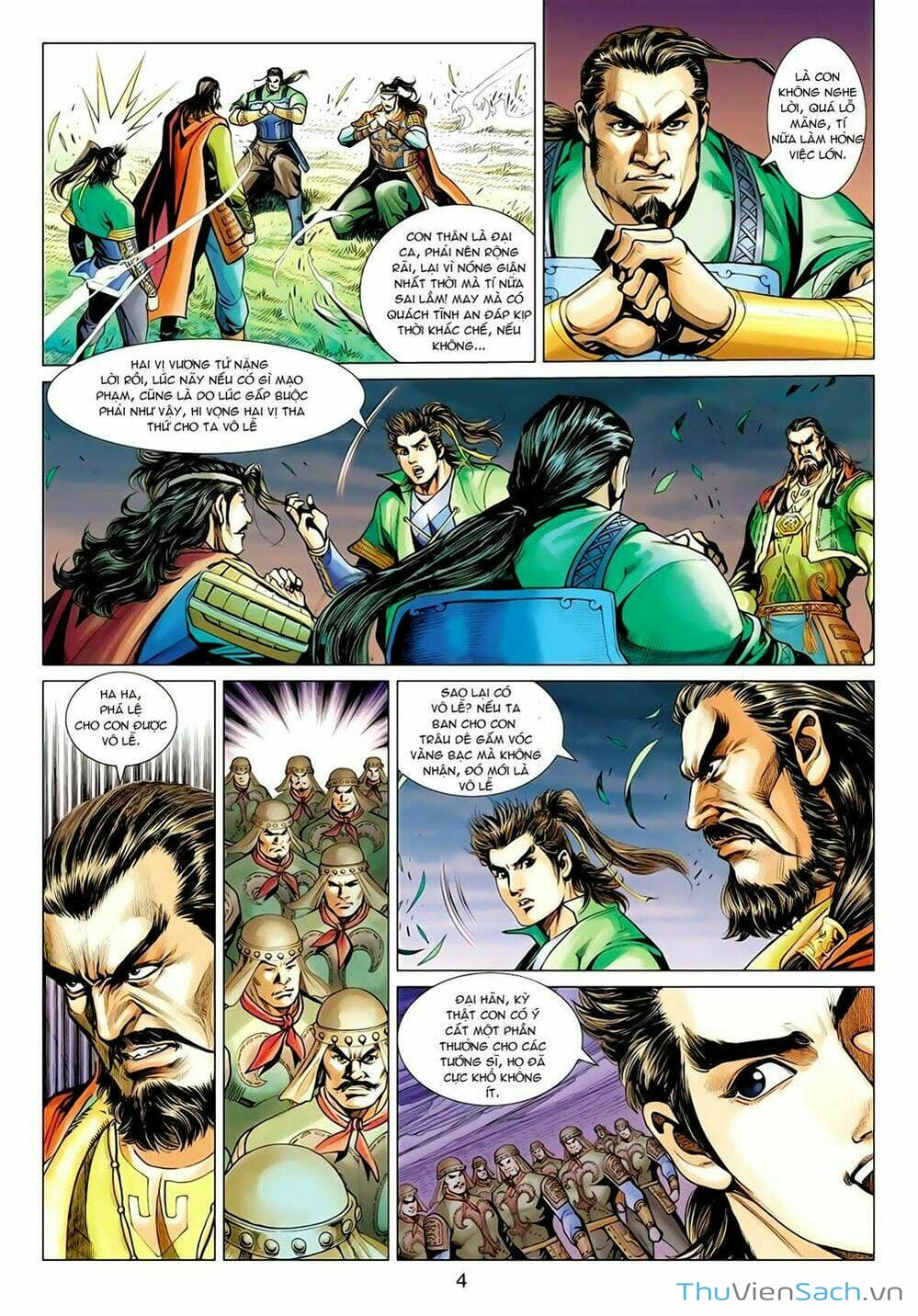 Truyện Tranh Anh Hùng Xạ Điêu - Manhua trang 4