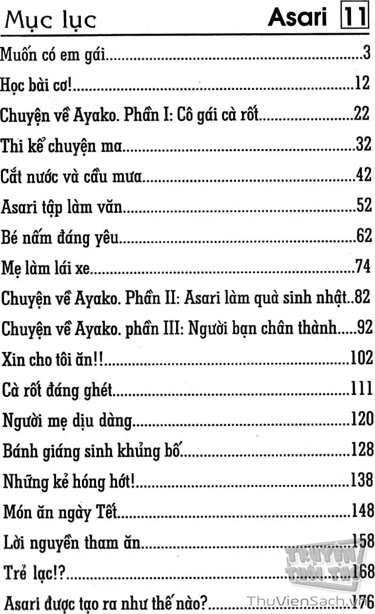 Truyện Tranh Asari Cô Bé Tinh Nghịch trang 2