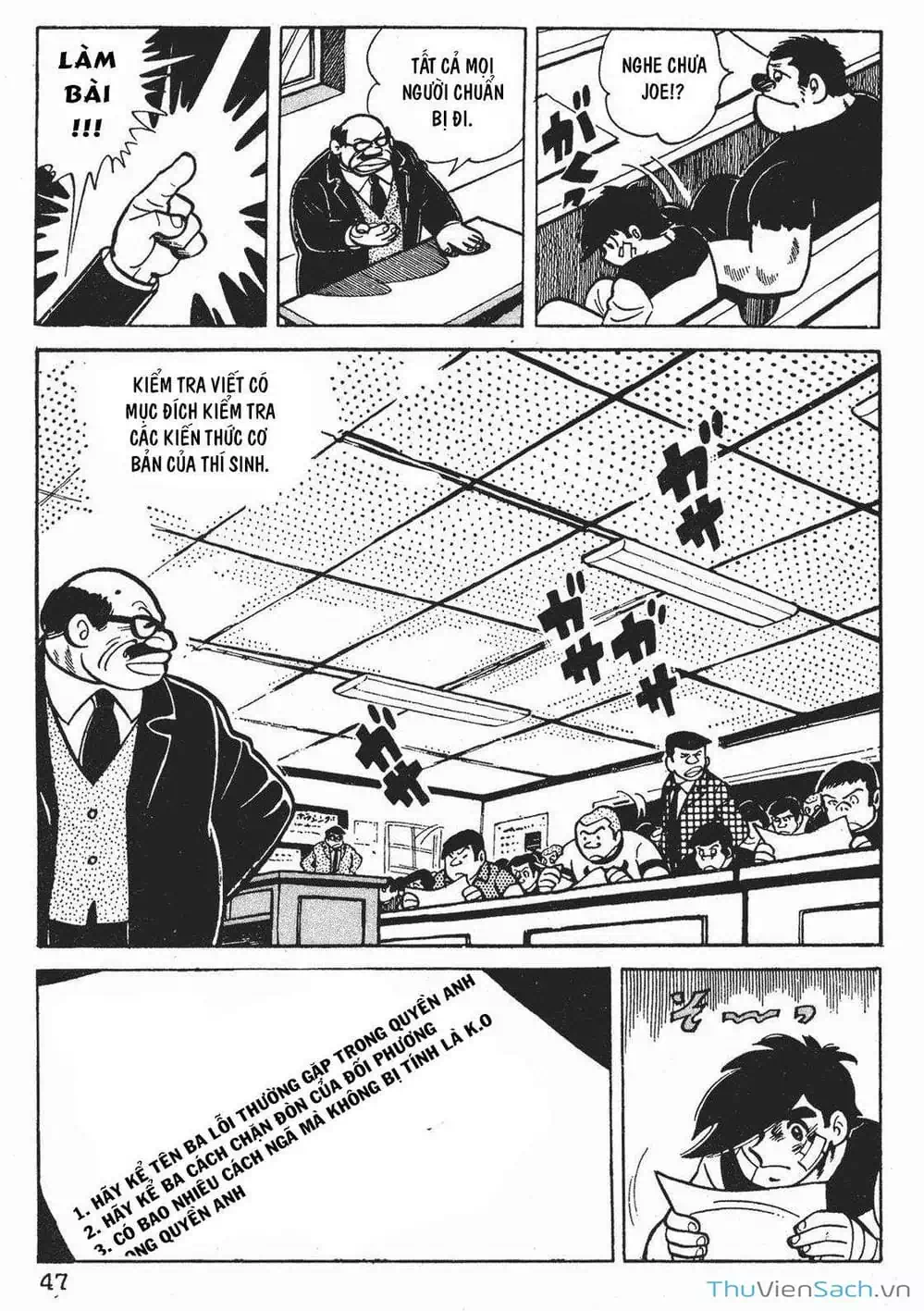 Truyện Tranh Thiết Quyền Lãng Tử - Ashita No Joe trang 5