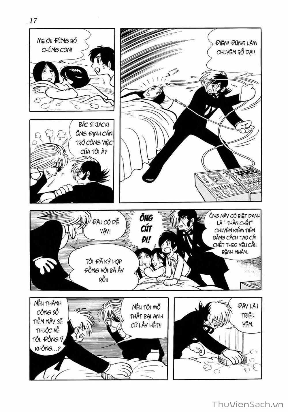 Truyện Tranh Bác Sĩ Quái Dị - Black Jack trang 3