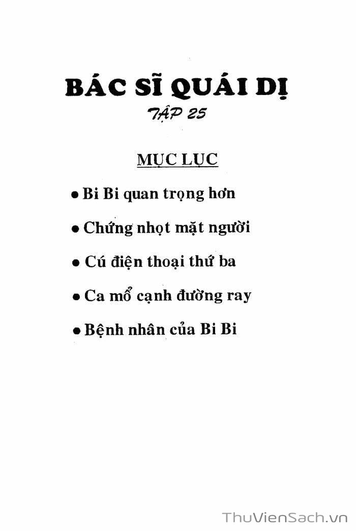 Truyện Tranh Bác Sĩ Quái Dị - Black Jack trang 1850