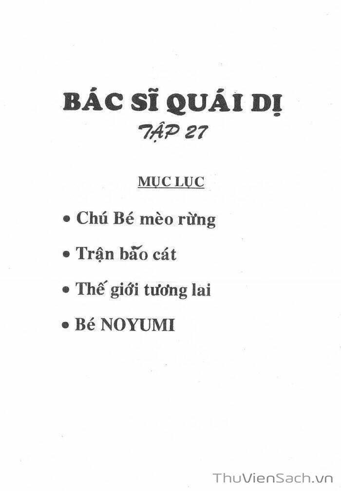 Truyện Tranh Bác Sĩ Quái Dị - Black Jack trang 2047