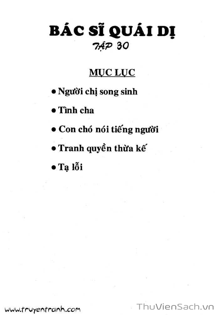 Truyện Tranh Bác Sĩ Quái Dị - Black Jack trang 2266