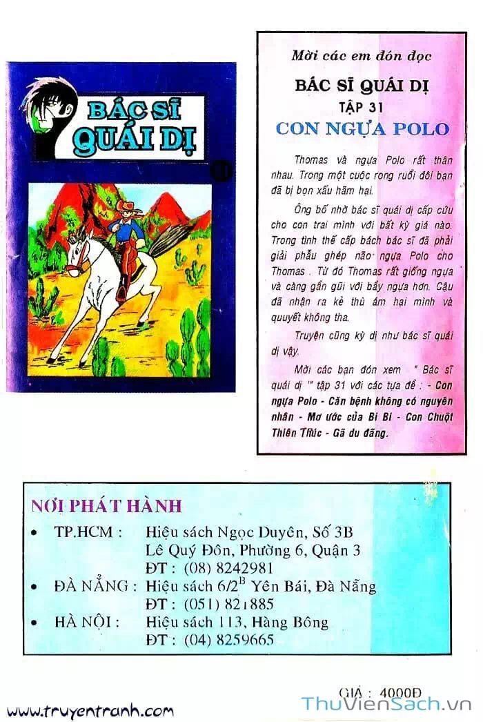 Truyện Tranh Bác Sĩ Quái Dị - Black Jack trang 3