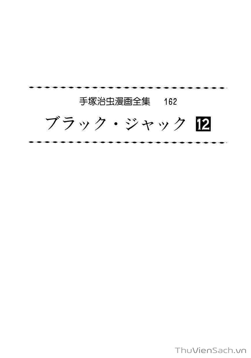 Truyện Tranh Bác Sĩ Quái Dị - Black Jack trang 3
