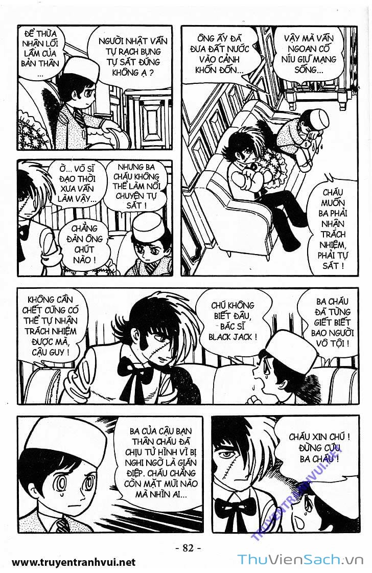 Truyện Tranh Bác Sĩ Quái Dị - Black Jack trang 3