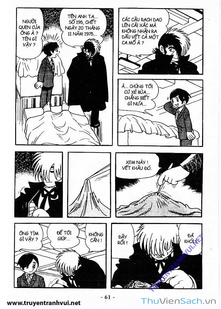 Truyện Tranh Bác Sĩ Quái Dị - Black Jack trang 3