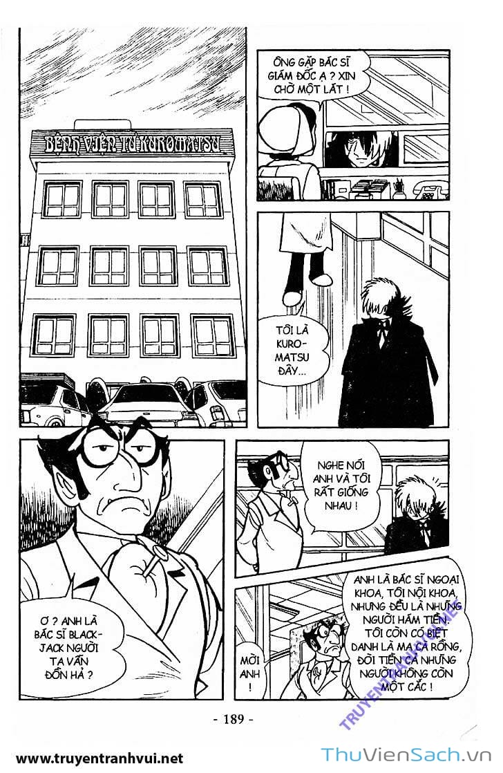 Truyện Tranh Bác Sĩ Quái Dị - Black Jack trang 3