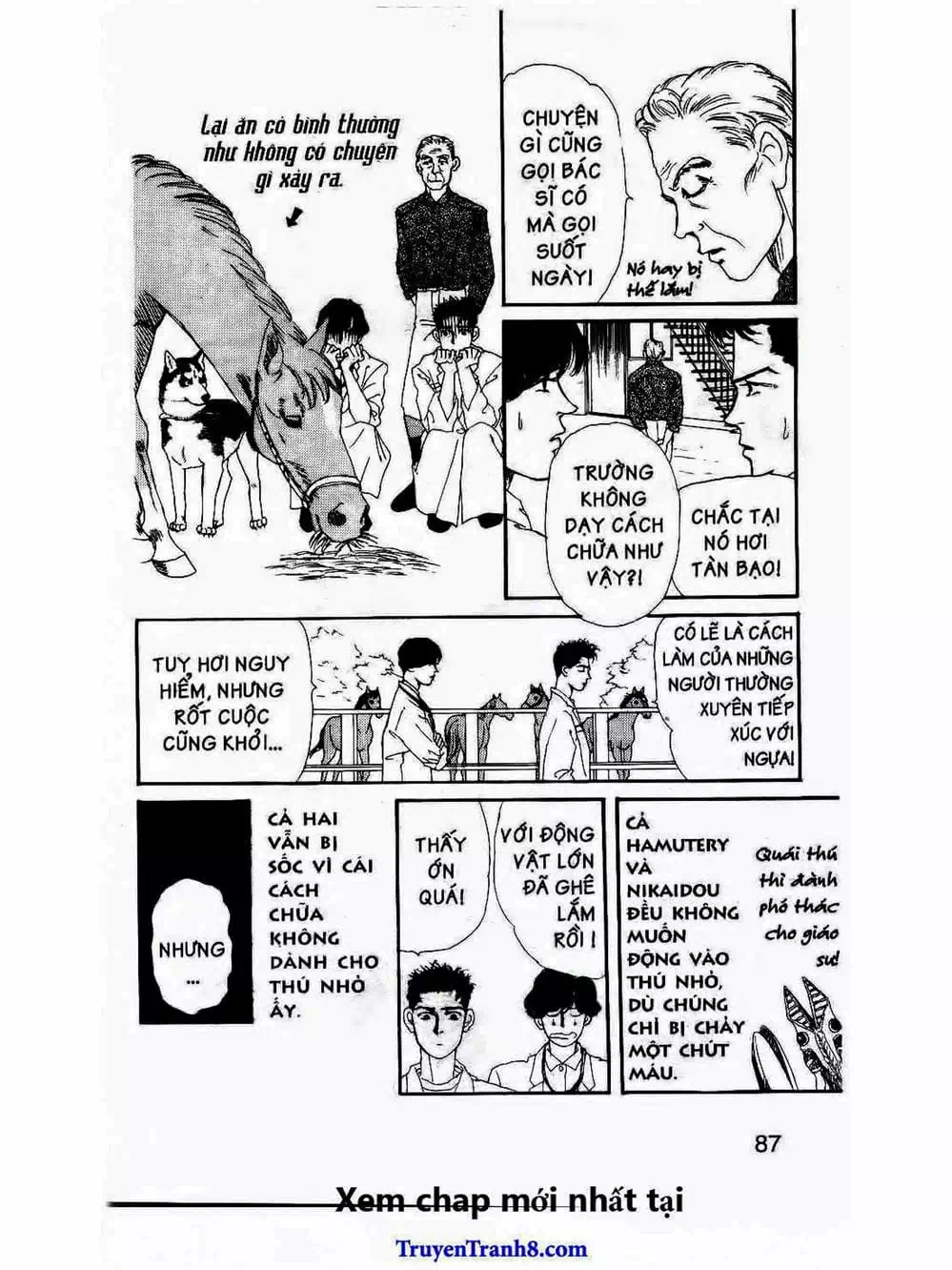 Truyện Tranh Bác Sĩ Thú Y - Doubutsu No Oisha-San trang 4