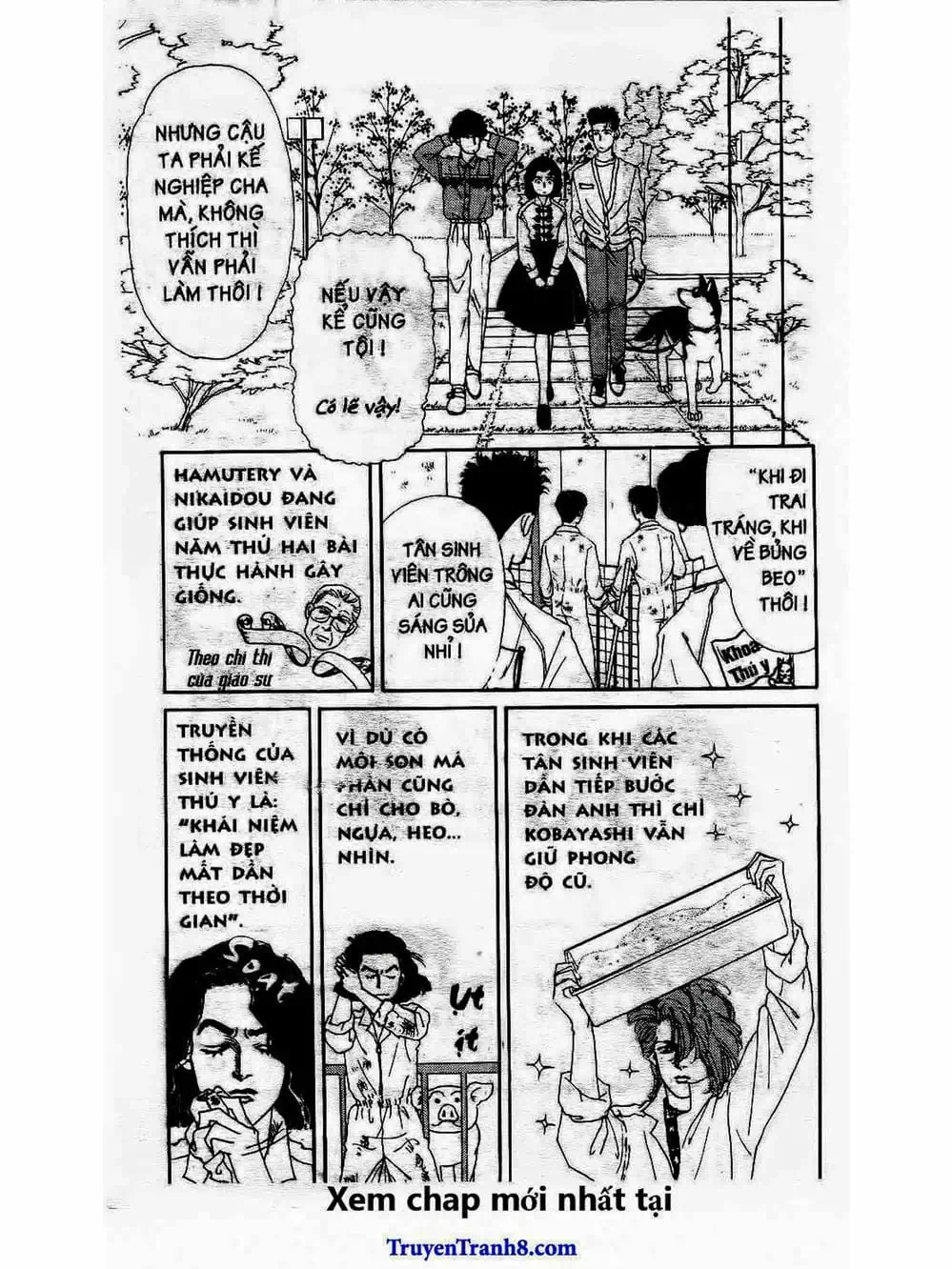 Truyện Tranh Bác Sĩ Thú Y - Doubutsu No Oisha-San trang 4