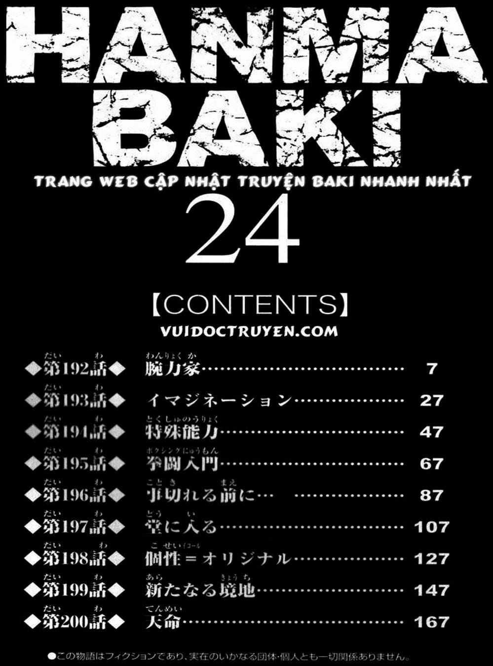 Truyện Tranh Baki - Con Trai Của Quỷ trang 5