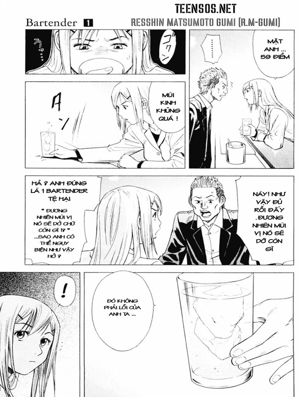 Truyện Tranh Bartender - Người Pha Chế Rượu trang 3