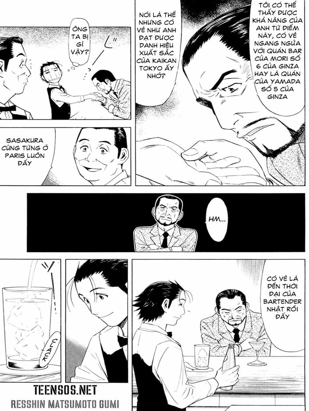 Truyện Tranh Bartender - Người Pha Chế Rượu trang 3