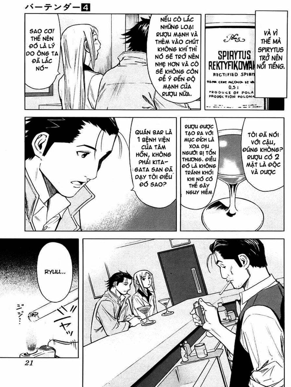 Truyện Tranh Bartender - Người Pha Chế Rượu trang 3