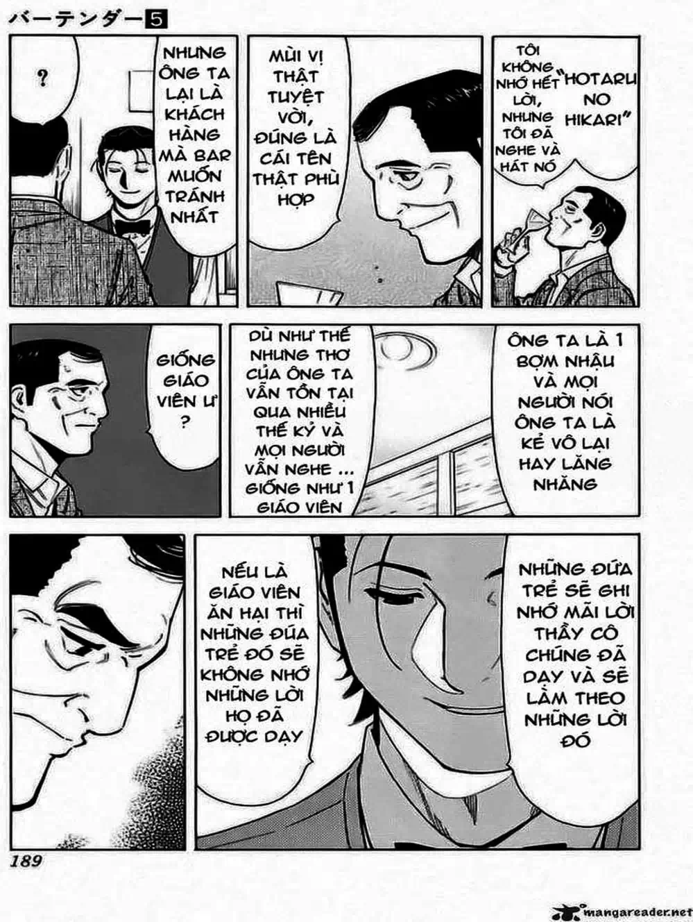 Truyện Tranh Bartender - Người Pha Chế Rượu trang 3