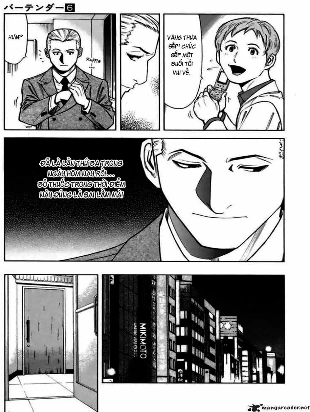 Truyện Tranh Bartender - Người Pha Chế Rượu trang 3