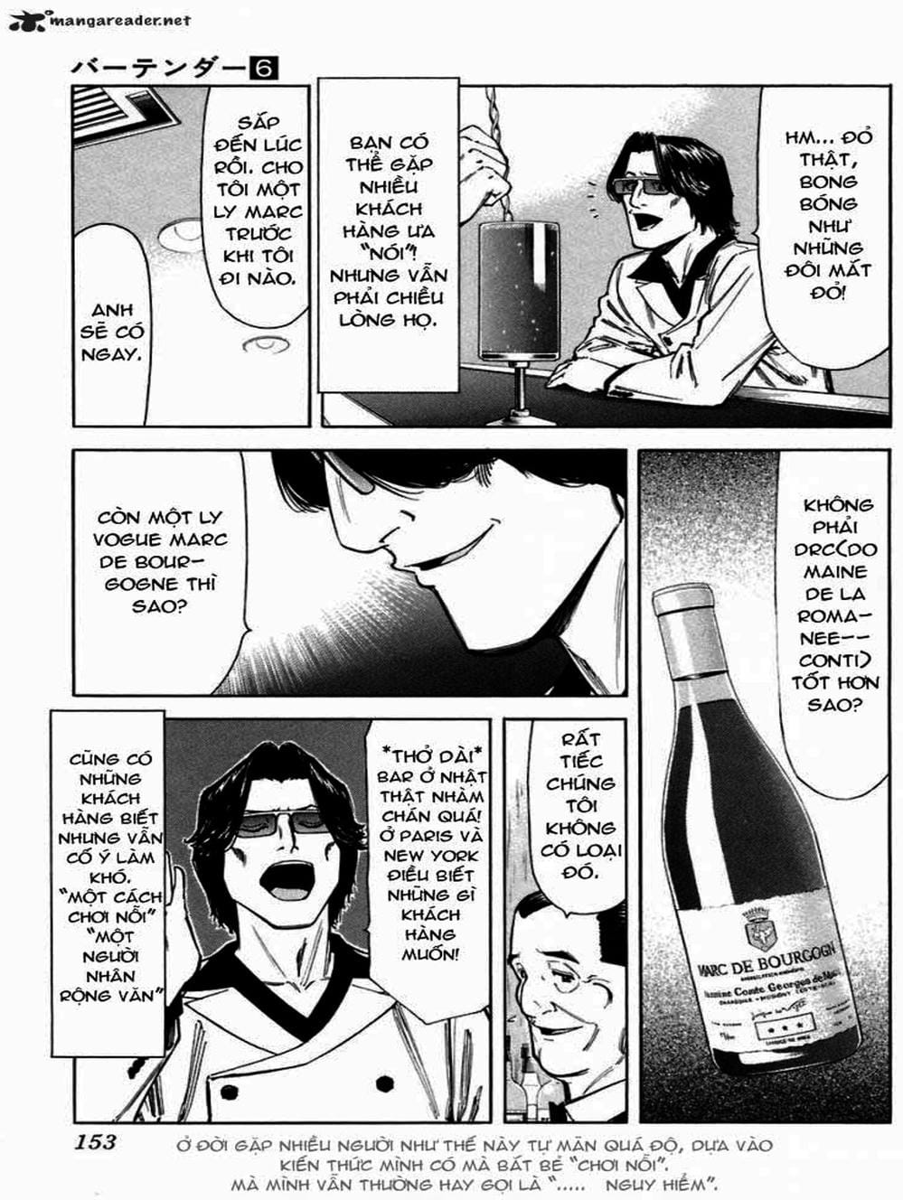 Truyện Tranh Bartender - Người Pha Chế Rượu trang 3