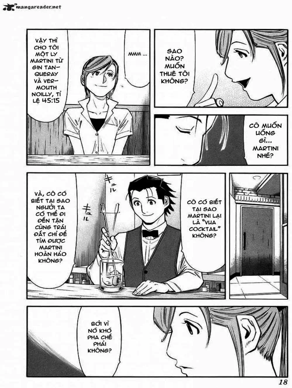 Truyện Tranh Bartender - Người Pha Chế Rượu trang 3