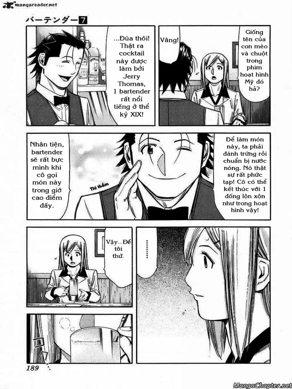 Truyện Tranh Bartender - Người Pha Chế Rượu trang 3