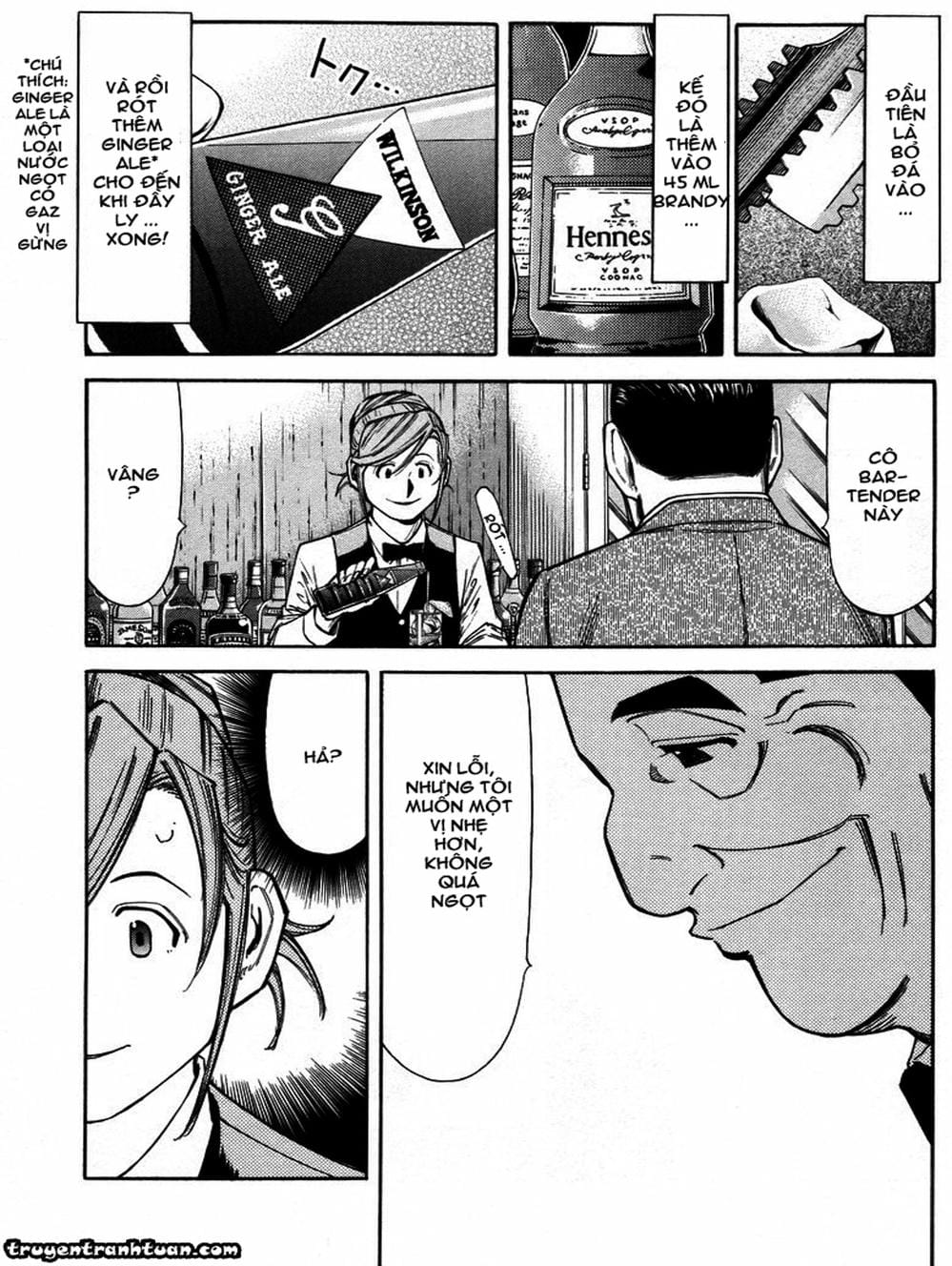 Truyện Tranh Bartender - Người Pha Chế Rượu trang 3