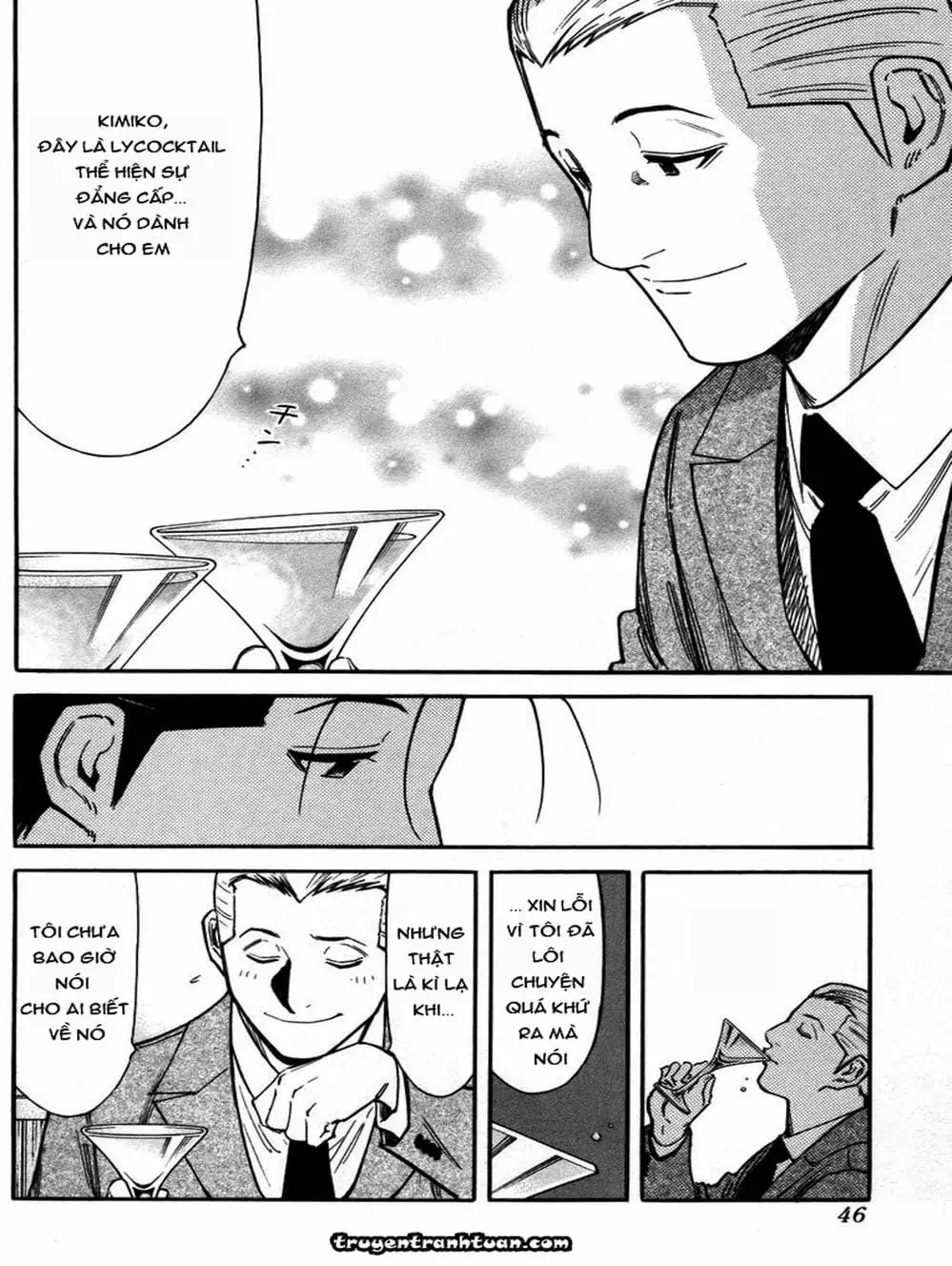 Truyện Tranh Bartender - Người Pha Chế Rượu trang 3