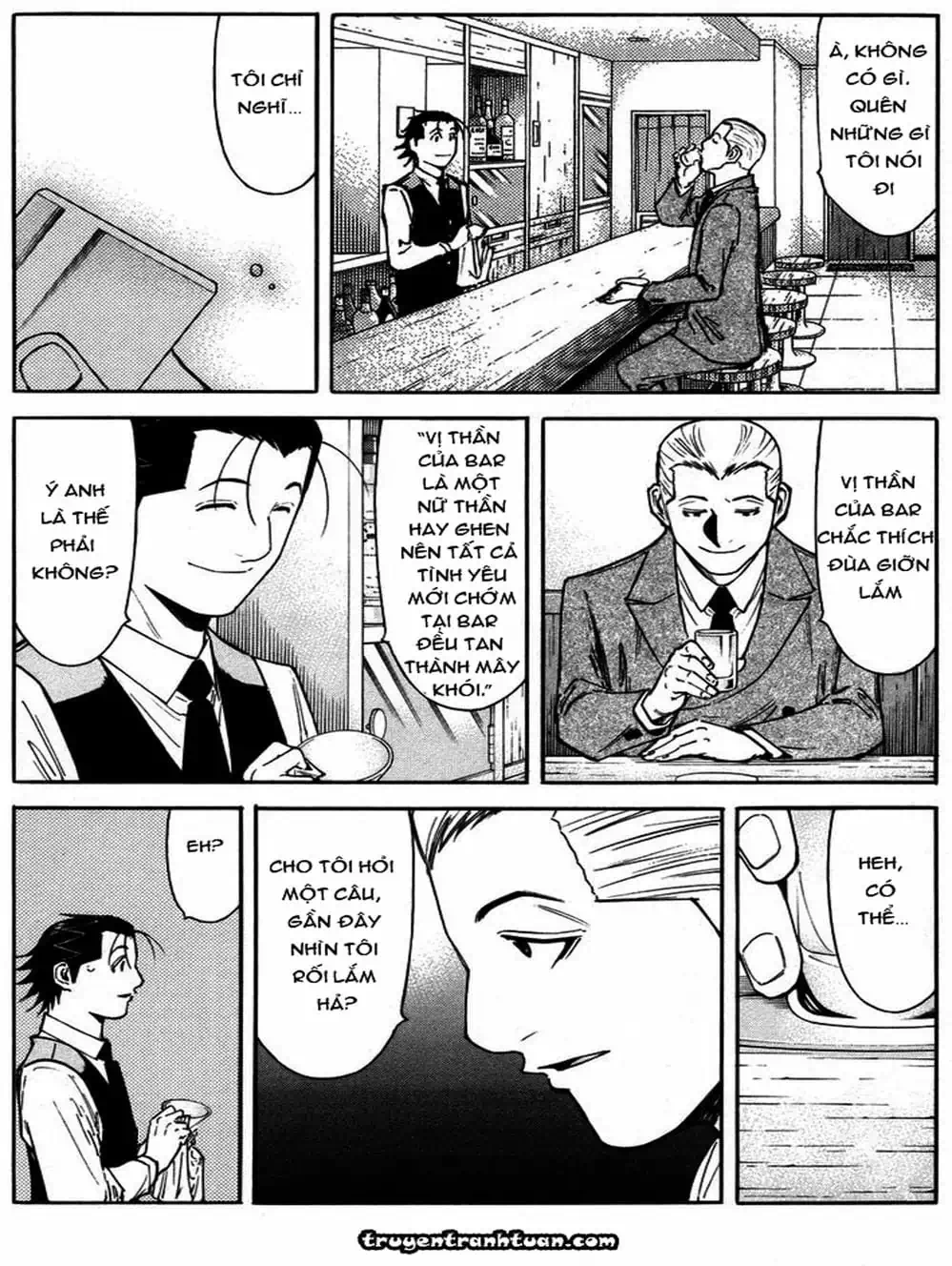 Truyện Tranh Bartender - Người Pha Chế Rượu trang 3