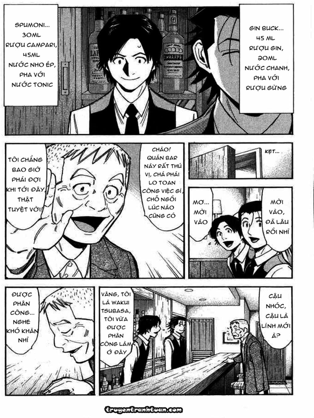 Truyện Tranh Bartender - Người Pha Chế Rượu trang 3