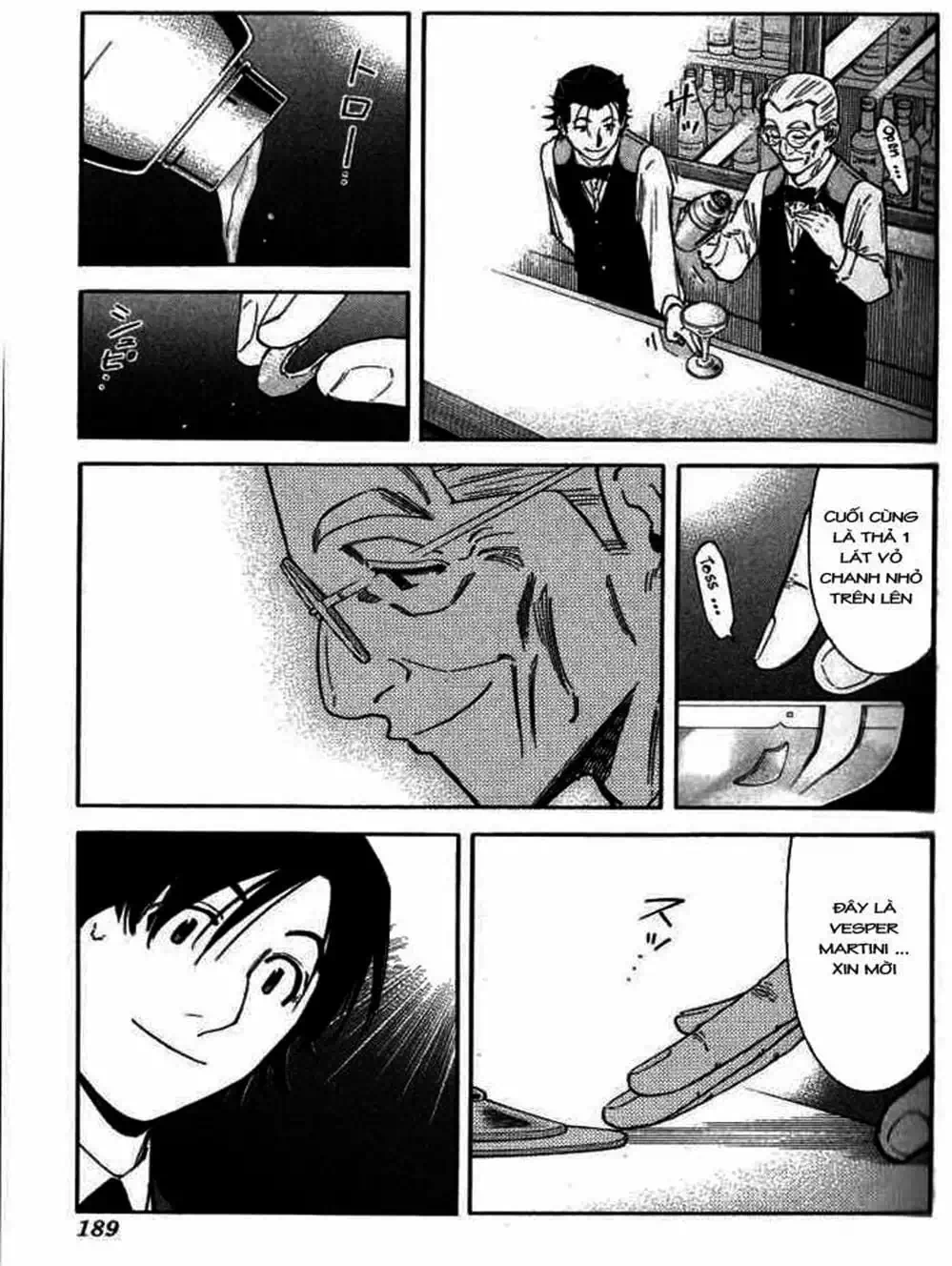 Truyện Tranh Bartender - Người Pha Chế Rượu trang 3