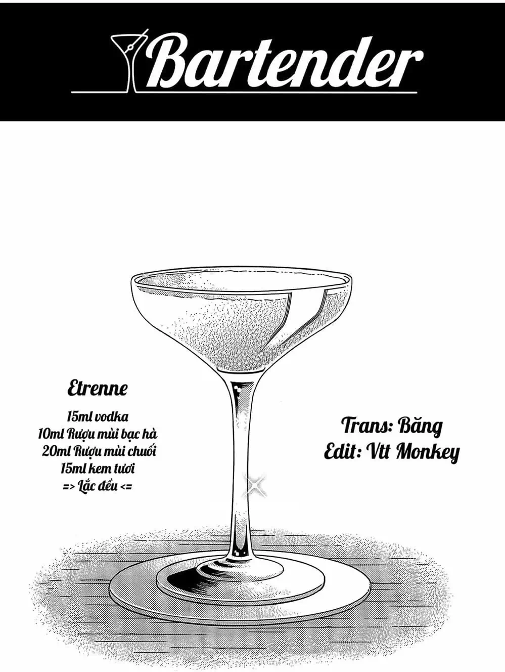 Truyện Tranh Bartender - Người Pha Chế Rượu trang 3