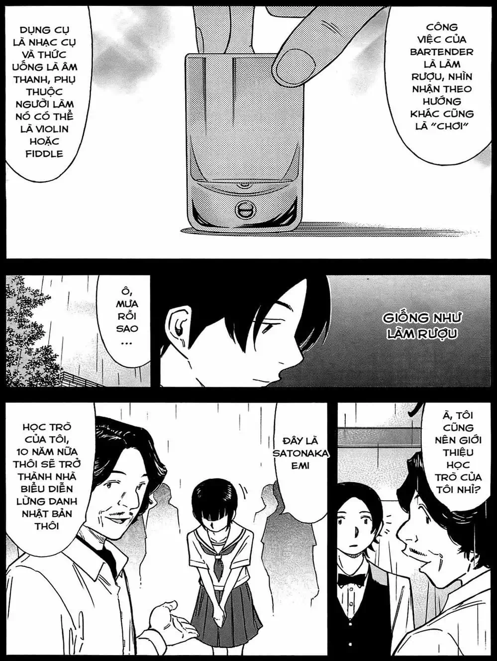 Truyện Tranh Bartender - Người Pha Chế Rượu trang 3