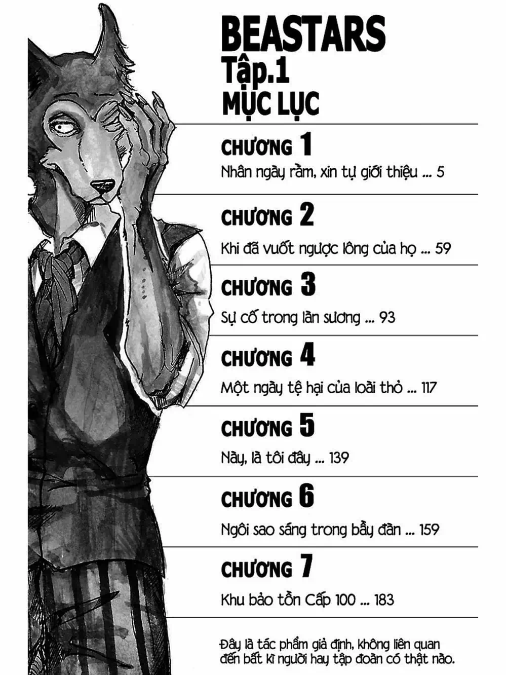 Truyện Tranh Bởi Vì Chúng Ta Đều Là Những Ngôi Sao - Beastars trang 10