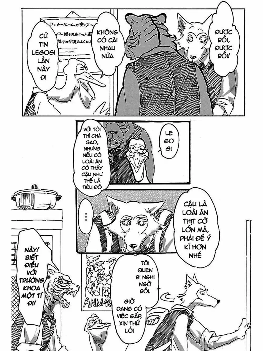 Truyện Tranh Bởi Vì Chúng Ta Đều Là Những Ngôi Sao - Beastars trang 10