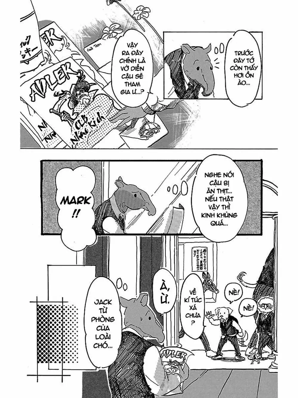 Truyện Tranh Bởi Vì Chúng Ta Đều Là Những Ngôi Sao - Beastars trang 10