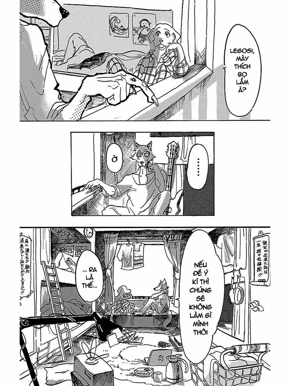 Truyện Tranh Bởi Vì Chúng Ta Đều Là Những Ngôi Sao - Beastars trang 10