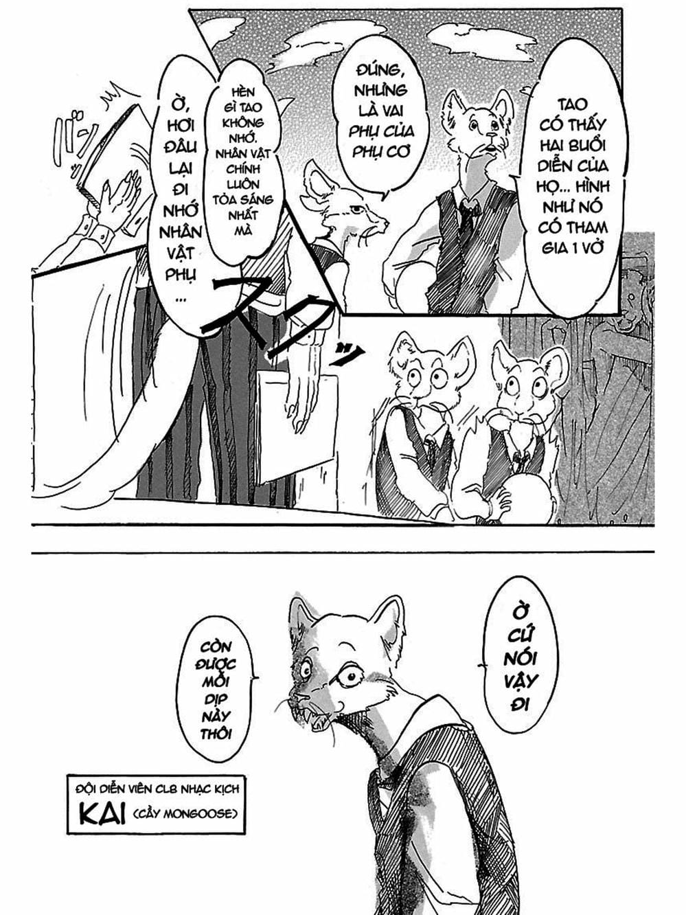 Truyện Tranh Bởi Vì Chúng Ta Đều Là Những Ngôi Sao - Beastars trang 10