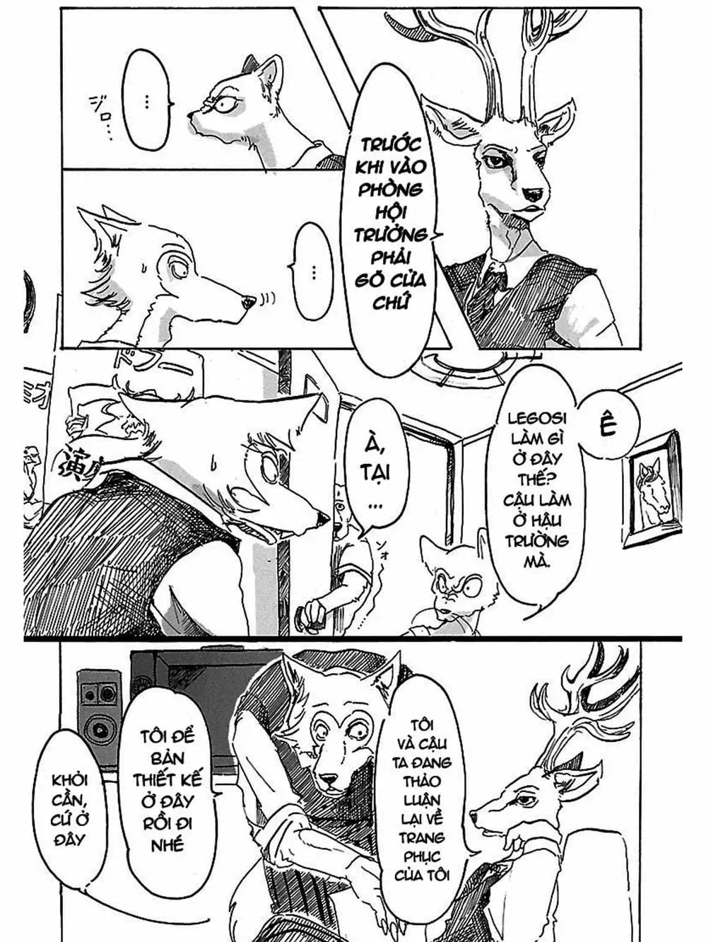 Truyện Tranh Bởi Vì Chúng Ta Đều Là Những Ngôi Sao - Beastars trang 10